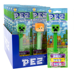 MINECRAFT PEZ ASSORTED 0.87 OZ BLISTER PACK