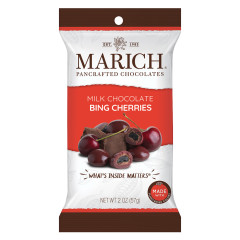 MARICH MILK CHOCOLATE CHERRIES 2.3 OZ