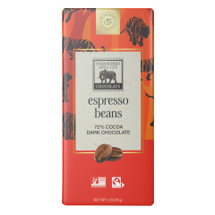 ENDANGERED SPECIES DARK CHOCOLATE ESPRESSO 3 OZ BAR