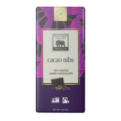 ENDANGERED SPECIES CACAO NIBS DARK CHOCOLATE 3 OZ BAR