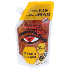 I HEART BEES - HONEY FLORIDA SUMMER - 16OZ - PK12