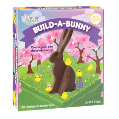 CLEVER CANDY BUILD-A-BUNNY MILK CHOCOLATE PUZZLE 3 OZ BOX