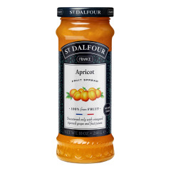 ST. DALFOUR APRICOT PRESERVES 10 OZ JAR