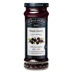 ST. DALFOUR BLACK CHERRY PRESERVES 10 OZ JAR