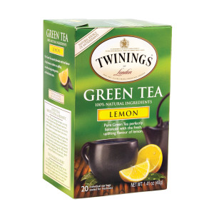 Twinings Lemon Green Tea 20 Ct Box | Nassau Candy