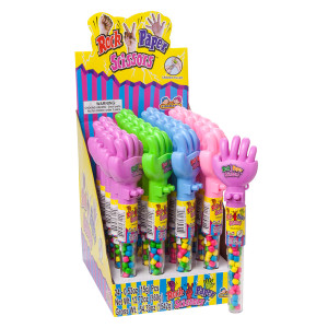 Paper Scissors Rock Handy Janken Pencil. Assorted Colors. 3 Pencils Pack