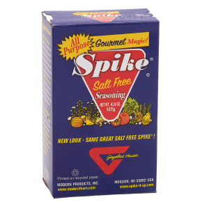 spike seasoning salt nutrition label