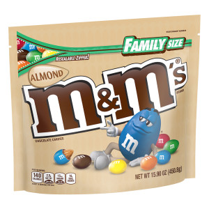 M&M's Almond Milk Chocolate Candy Family Size - 15.9 oz Bag