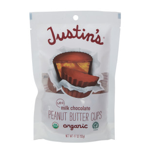 Justin's Organic Dark Chocolate Almond Butter Cups, 2 count, 1.4