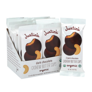 Justin's Organic Dark Peanut Butter Cups (40g)