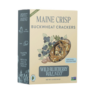 Maine Crisp Buckwheat Crackers Blueberry Walnut