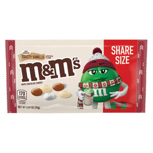 M&M's White Chocolate Candy, Full Size - 1.41 oz Bag 