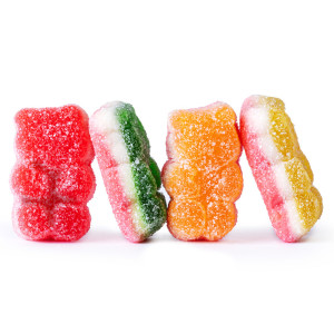 Buy Lovely Candy Co. Honey Fruit Gummy Bears at