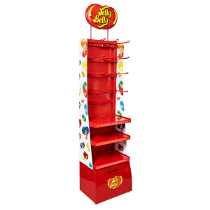 Jelly Belly Curve Rack Combo Display - Shelf Kit | Nassau Candy