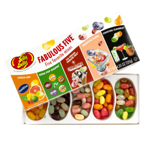 Jelly Belly Fabulous Five Jelly Beans Box | Nassau Candy