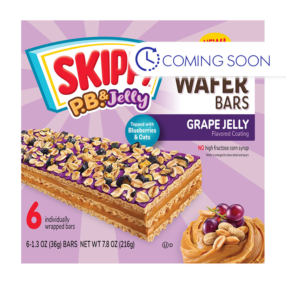 Skippy Peanut Butter & Grape Jelly Wafer Bars | Nassau Candy