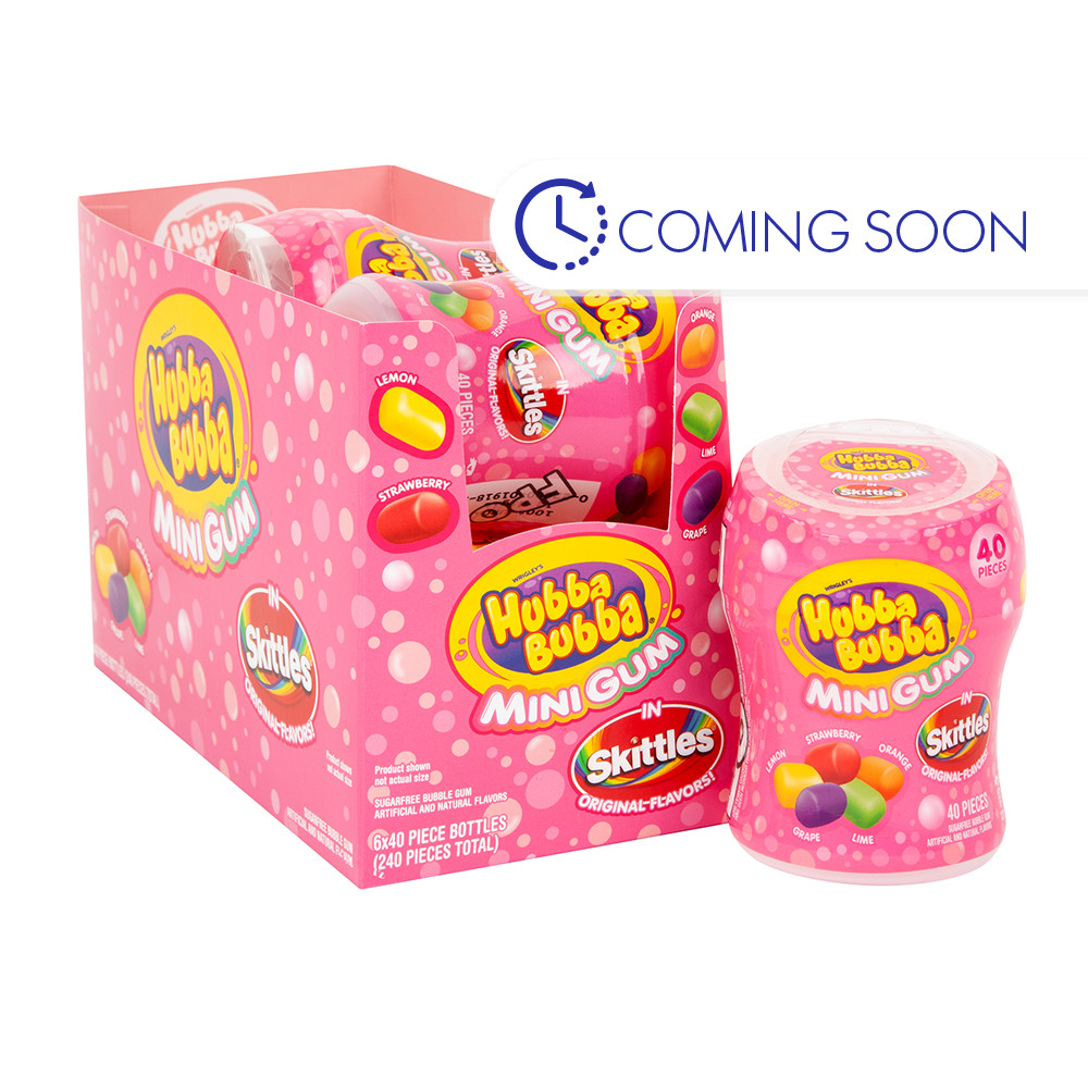 Hubba Bubba Skittles Mini Gum Nassau Candy