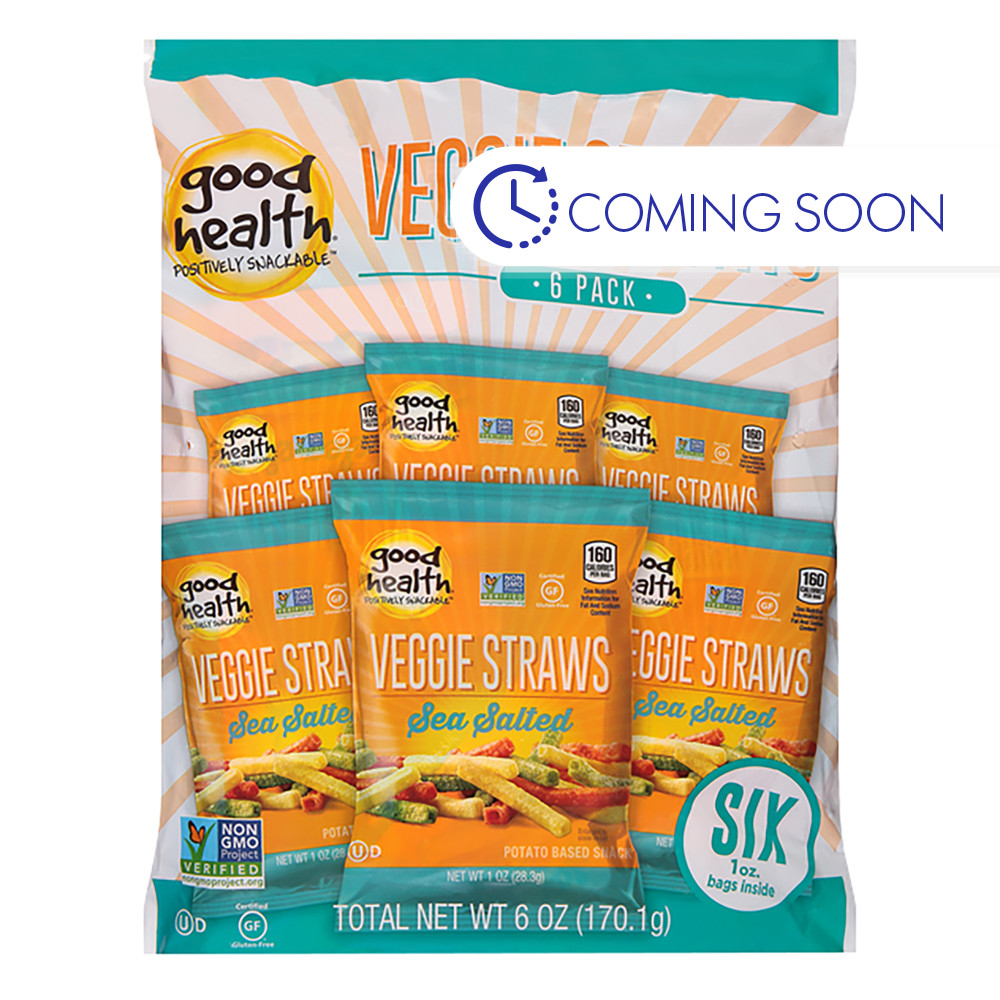 Good Health Veggie Straws Multipack (6ct) 6oz Nassau Candy