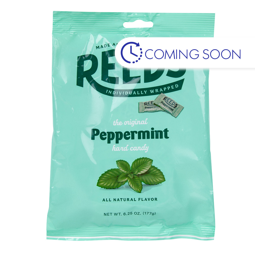 Reeds Peppermint Peg Bag Nassau Candy 