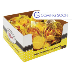 GOLD COINS MILK CHOCOLATE 1 OZ MESH BAG