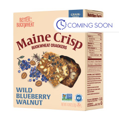 MAINE CRISP CRACKER - BLUEBERRY WALNUT - 4OZ