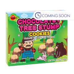 CHOCOLATEY TREE STUMP COOKIES 2.32 OZ BOX