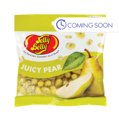 JELLY BELLY JUICY PEAR JELLY BEANS 3.5 OZ PEG BAG