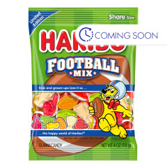 HARIBO FOOTBALL MIX 4 OZ PEG BAG