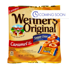 WERTHER'S - SUGAR FREE - CARAMEL - HARD CANDY - PEG - 2.75OZ