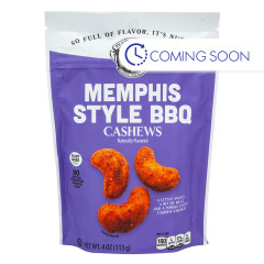 PEAR'S SNACKS - CASHEWS - MEMP STYLE BARBECUE - 4.5OZ