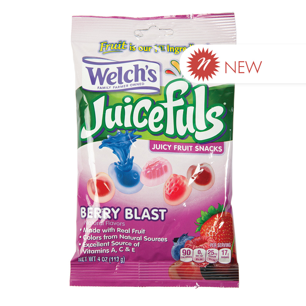 WELCH'S JUICEFULS BERRY BLAST 4 OZ PEG BAG