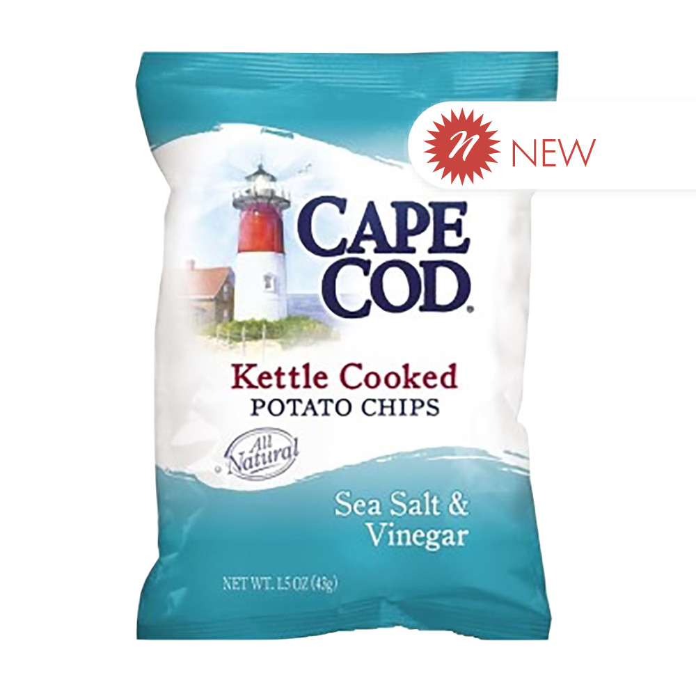CAPE COD SEA SALT VINEGAR CHIPS 1.5 OZ BAG