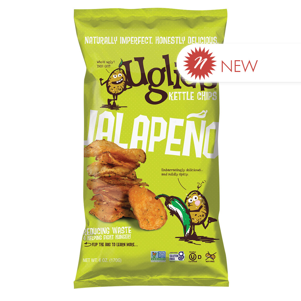 Uglies Jalapeno Kettle Potato Chips 6 oz Bag Nassau Candy