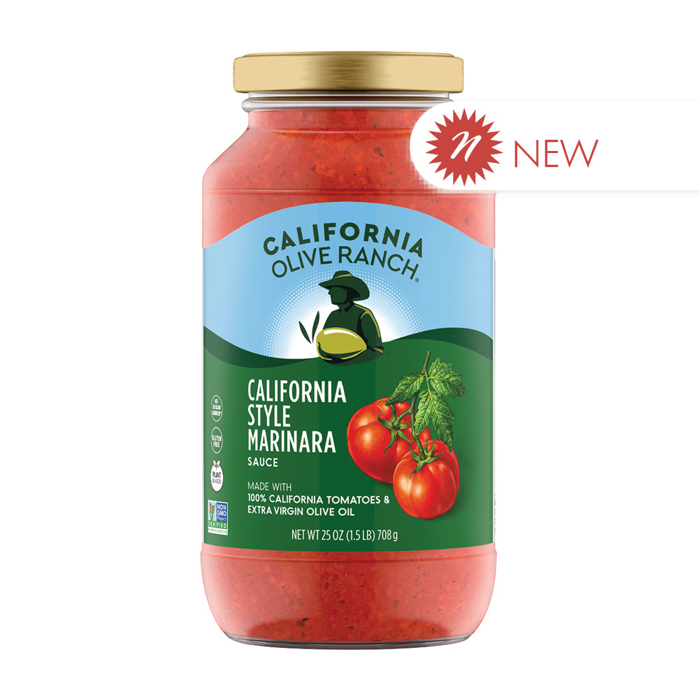 California Olive Ranch Marinara Sauce 25 oz Jar Nassau Candy