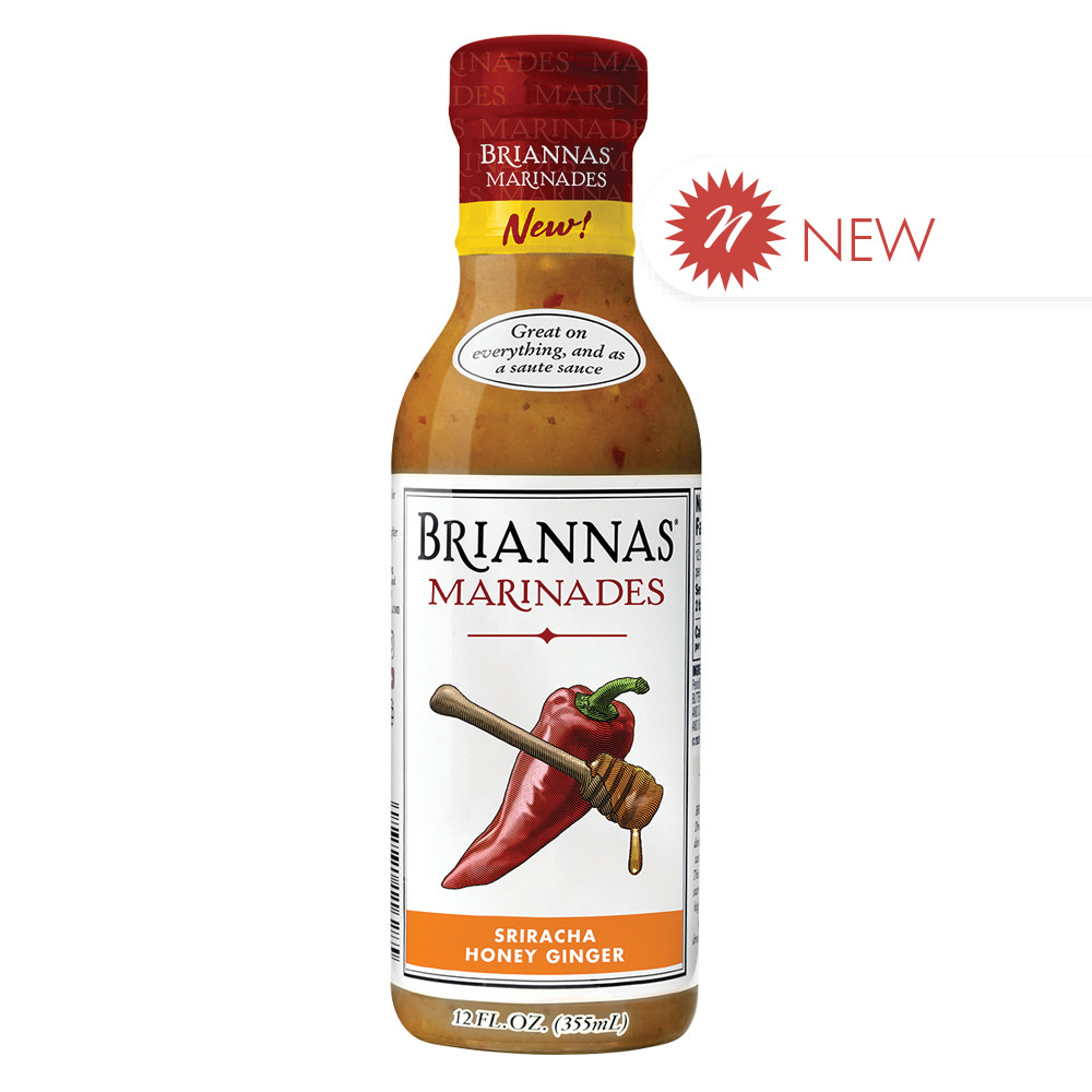 Brianna's Marinade Sriracha Honey Ginger Bottle Nassau Candy