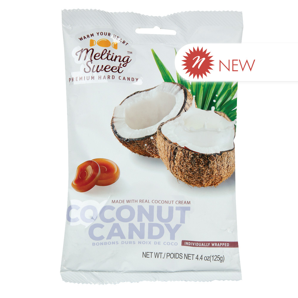 Melting Sweet Hard Candy Coconut 44 Oz Bag Nassau Candy 7026