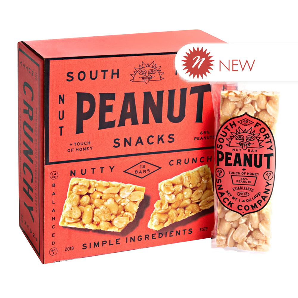 South Forty Peanut Nut 1.4 oz Bars Nassau Candy