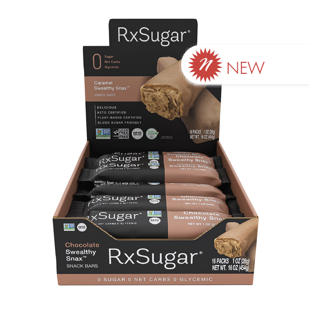 RxSugar Swealthy Snax Chocolate 1 oz Bar | Nassau Candy