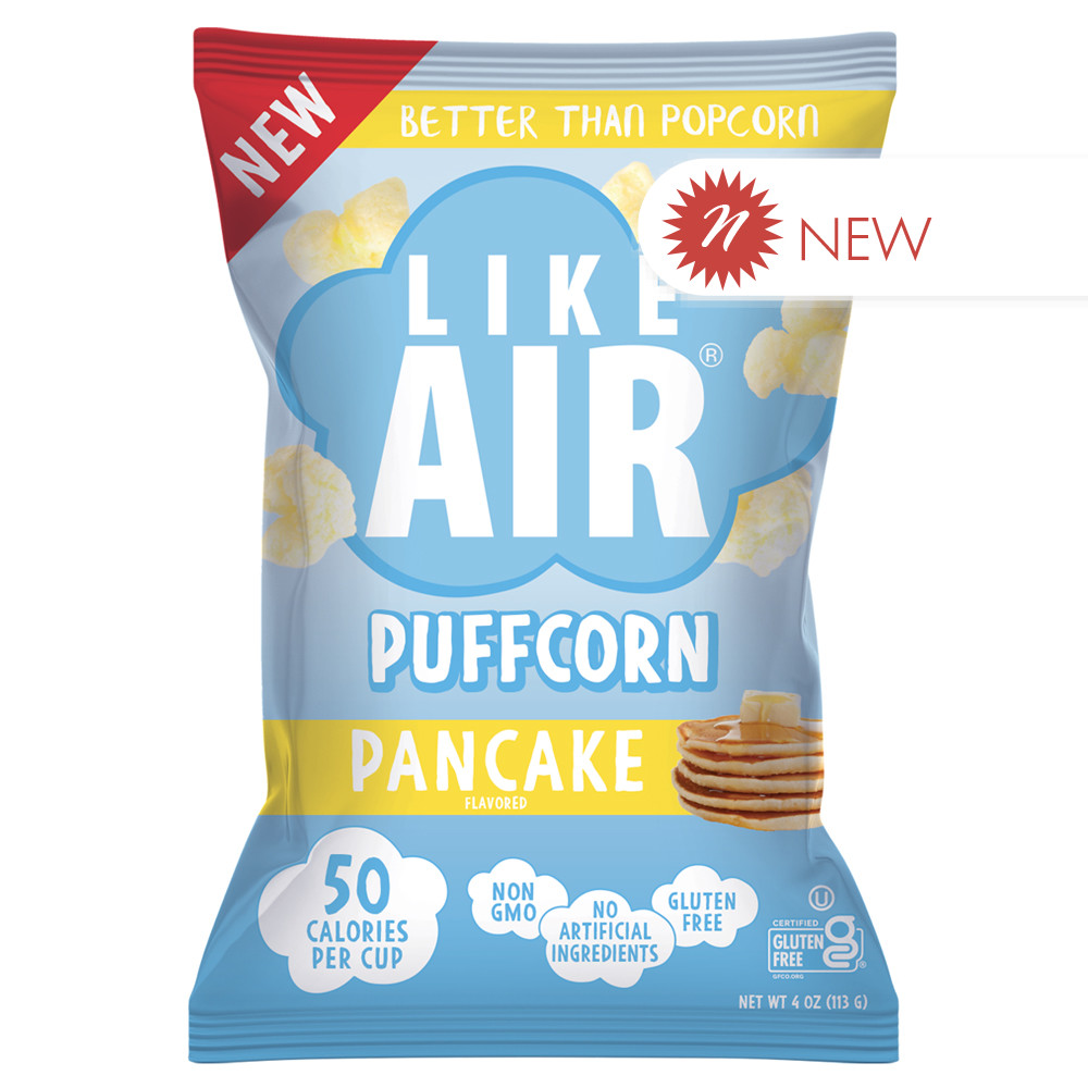Like Air Pancake Puffcorn 4 oz Bag Nassau Candy