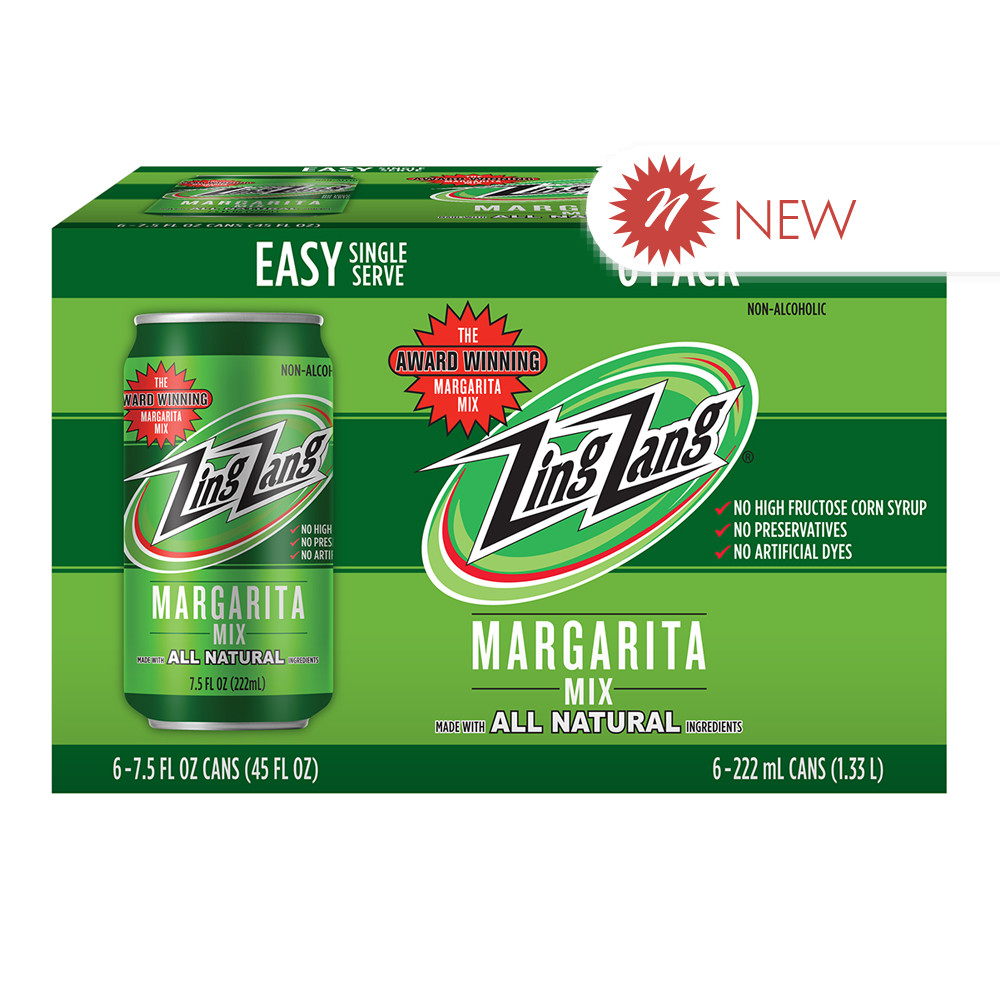 Zing Zang Margarita Mix 7 5 oz Can Nassau Candy