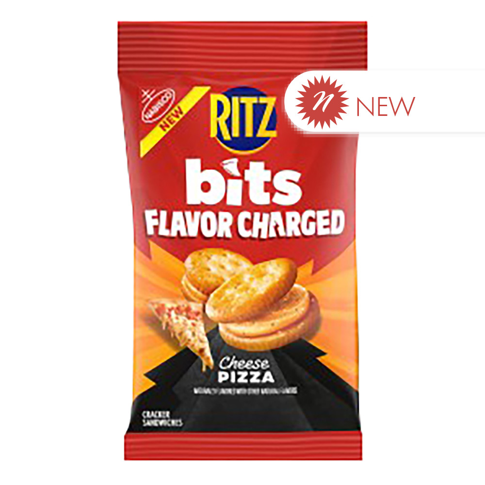 Ritz Bits Flavor Charged Cheese Pizza Cracker Sandwiches 3 oz Peg Bag ...