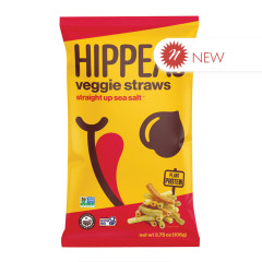 HIPPEAS VEGGIE STRAWS SEA SALT 3.75 OZ