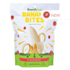 BRANCHOUT BANANA BITES STRAWBERRY 2 OZ BAG