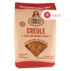 HOLA NOLA CREOLE TORTILLA CHIPS 12 OZ BAG