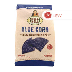 HOLA NOLA BLUE CORN TORTILLA CHIPS 12 OZ BAG