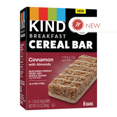 KIND BREAKFAST CEREAL BARS CINNAMON WITH ALMONDS 9.3 OZ