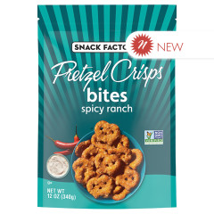 PRETZEL CRISPS BITES SPICY RANCH 12 OZ BAG