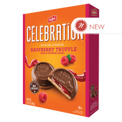 LECLERC CELEBRATION RASPBERRY TRUFFLE COOKIES 8.4 OZ