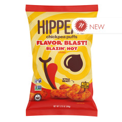 HIPPEAS FLAVOR BLAST! BLAZIN' HOT CHICKPEA PUFFS 3.75 OZ BAG