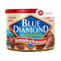 BLUE DIAMOND - ALMONDS - CAN SMOKEHOUSE - 6OZ